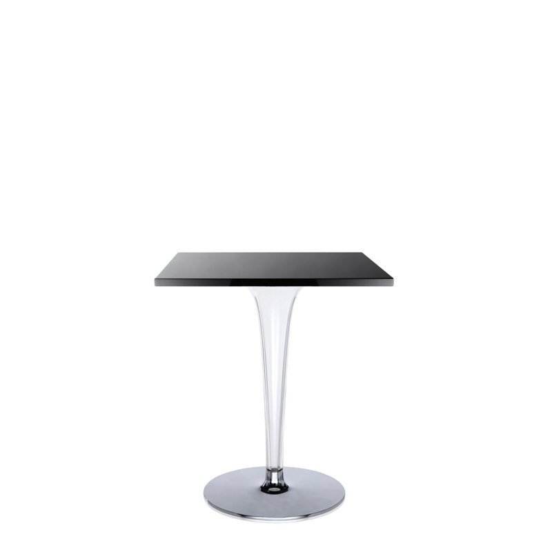 Table basse TopTop II, Mélamine noire, H 28,5 po x L 24 po x l 24 po