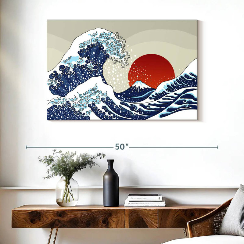 Gillard Asian Wave, H 26 po x l 39 po