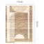 Tapis crème beige rétro Faira-102210988