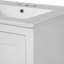 Meuble-lavabo de salle de bain avec lavabo en céramique avec 2 portes et 1 tiroir-939086346