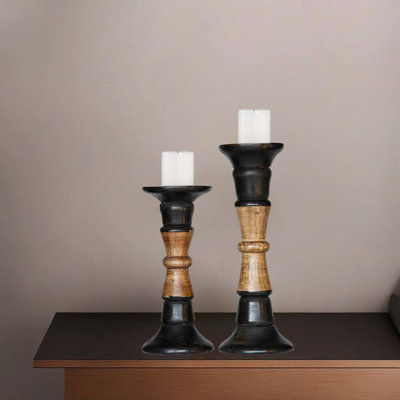 12'' H Wood Tabletop Pillar