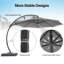Parasol en porte-à-faux Ebonique avec base incluse-25352621-5280662-45222865