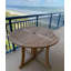 Table à abattants en teck Jaydalynn, naturel