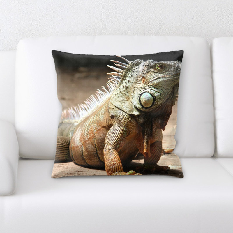 Coussin iguane