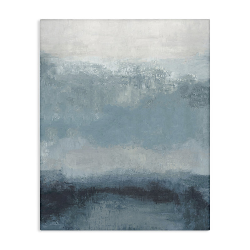 «Misty Blue Layers», conception par Hannah Dawson, H 20 po x l 16 po