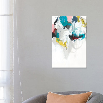 Graffitti Sequence I by June Erica Vess - Wrapped Canvas Rectangle Print