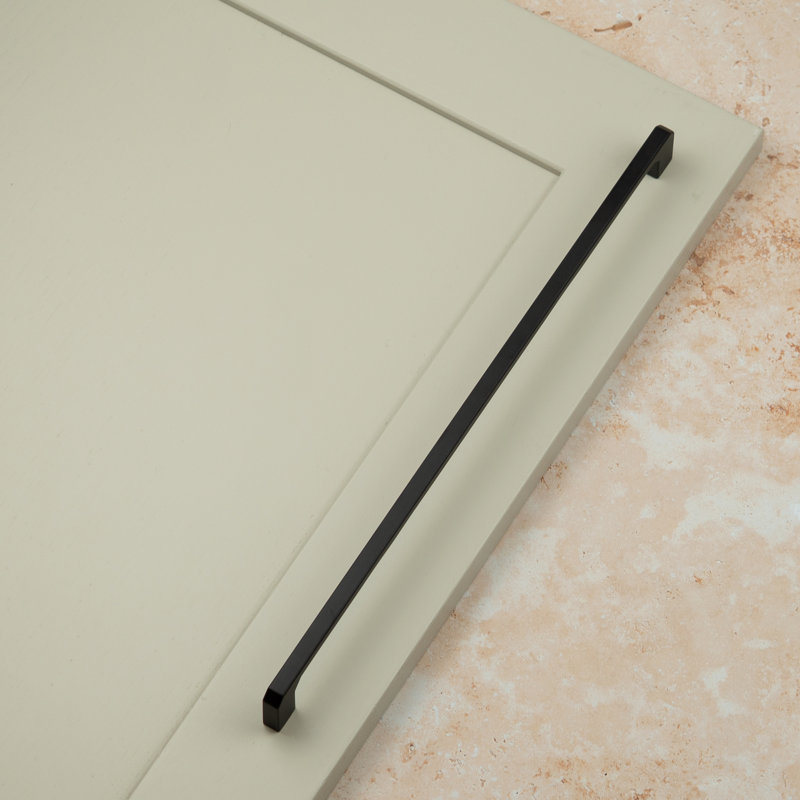 Matt Black Squared Angled D-Bar Handles, 320mm