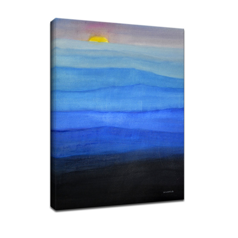 Misty bleu, reproduction sur toile tendue, H 30 po x l 20 po x P 1,5 po