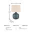 Lampe de table 24 po Cecilia