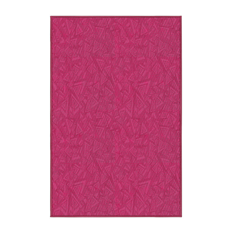 Tapis géométrique rose, Rectangle 5 pi x 7 pi