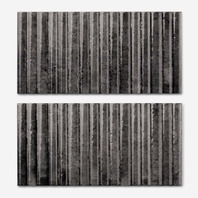 Curve Fluted 6X12 3D Glossy Ceramic Tile