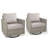 Clute Arnoltice All-Weather PE Wicker Outdoor Patio Swivel Rocking Lounge Chairs With Cushions (Set Of 2)-1597899014