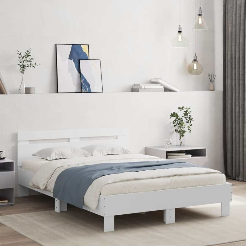 Ninabelle Bed, White, Small Double ( 120 x 190 cm)