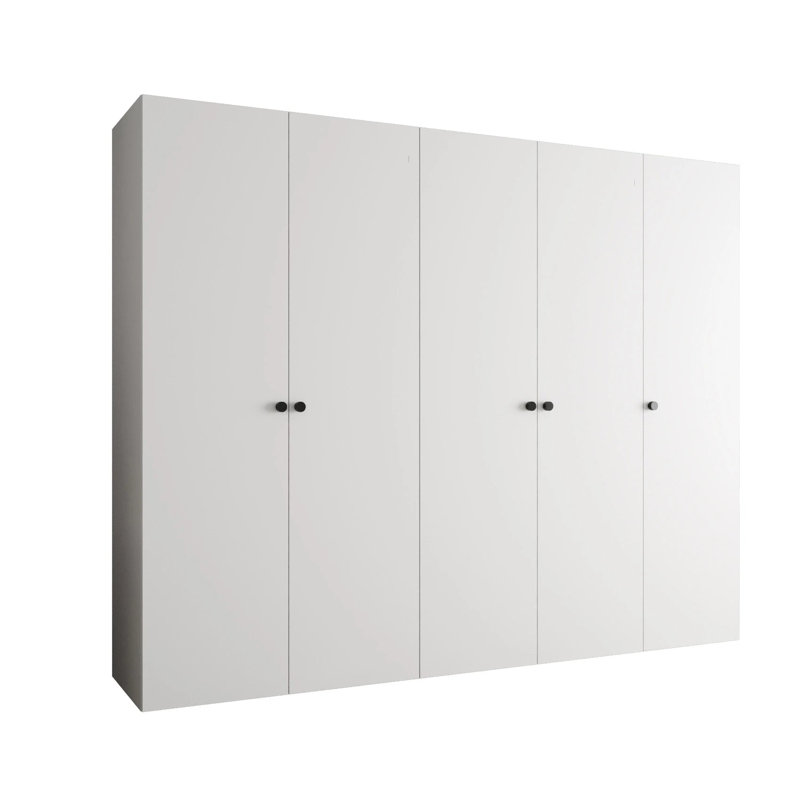 Manufactured Wood Wardrobe, White