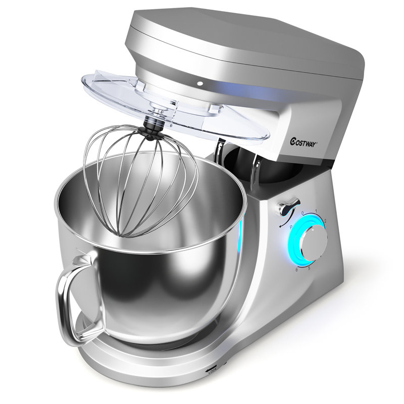 Costway 7.5 Quarts Stand Mixer, Silver