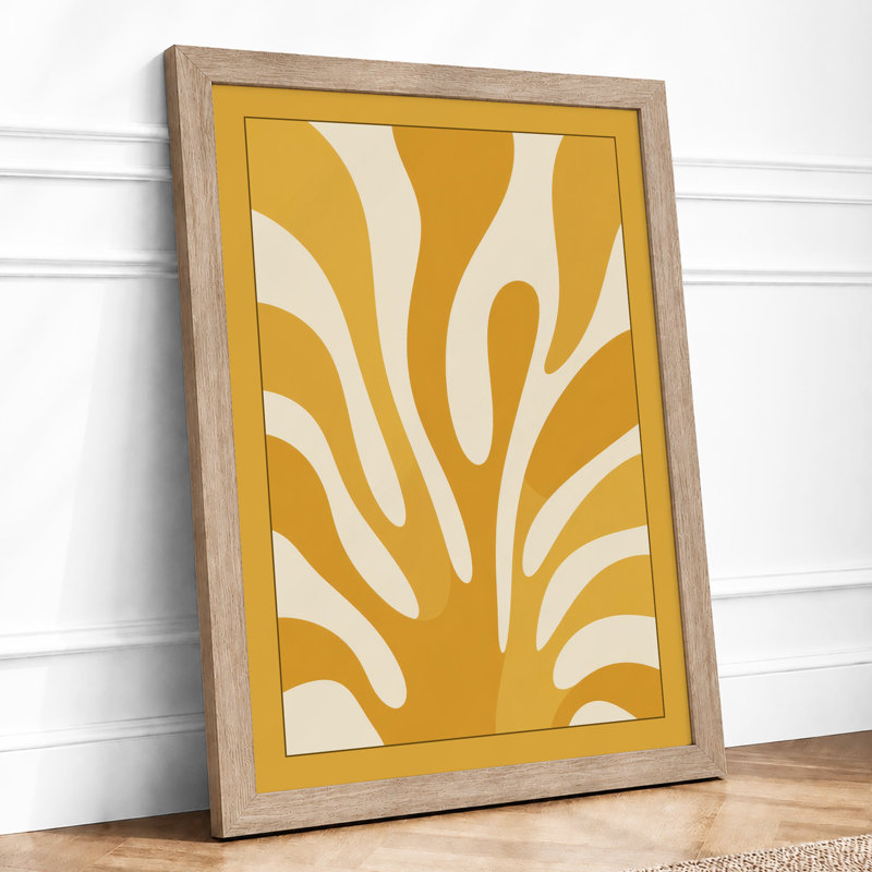 Golden Sunburst Art Deco - Print, Oak, A3 - 42.0 x 29.7 cm