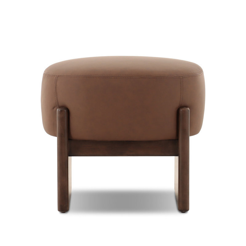 Orlando Accent Stool-Solema Cream, 20.25" H x 22.5" W x 22.5" D