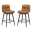 Tabouret de comptoir pivotant 26 po avec structure en métal-1221474595