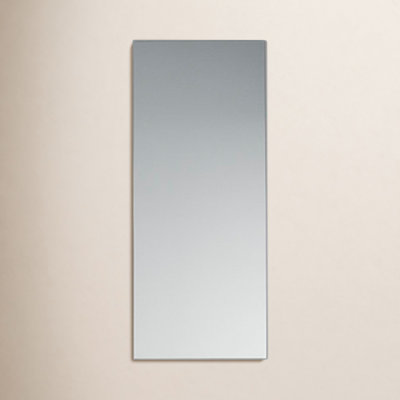 KOHLER Catalan Aluminum Single-Door Medicine Cabinet with 107 Degree Hinge, Frameless with Adjustable Shelves