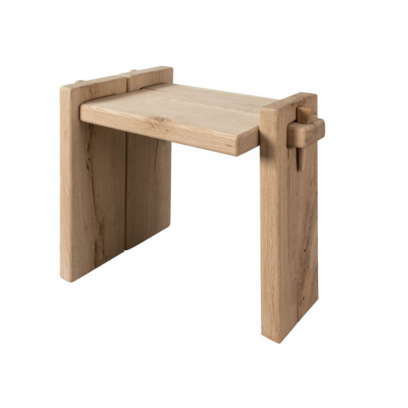 54cm W Solid Wood Bedside Table