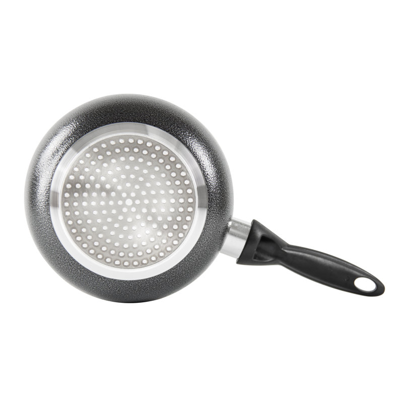 SQ Professional Una Aluminium Non Stick Frying Pan With Glass Lid, 30 cm