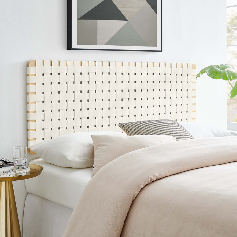Tête de lit en bois massif Modway Sparta, Double, Beige