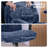 26in W Teddy Velvet Home Office Chair,350LBS Crosslegged Desk Chair with Lumbar Support&Adjustable Armrests-1909675318