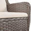 Mobilier de patio extérieur Mid-Century 5 pièces KK