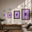 Purple Geometry Minimalist - Print-848112964-848112967