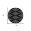 Tapis rond noir 8 po