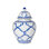 Imperial Ceramic Ginger Jar, Blue