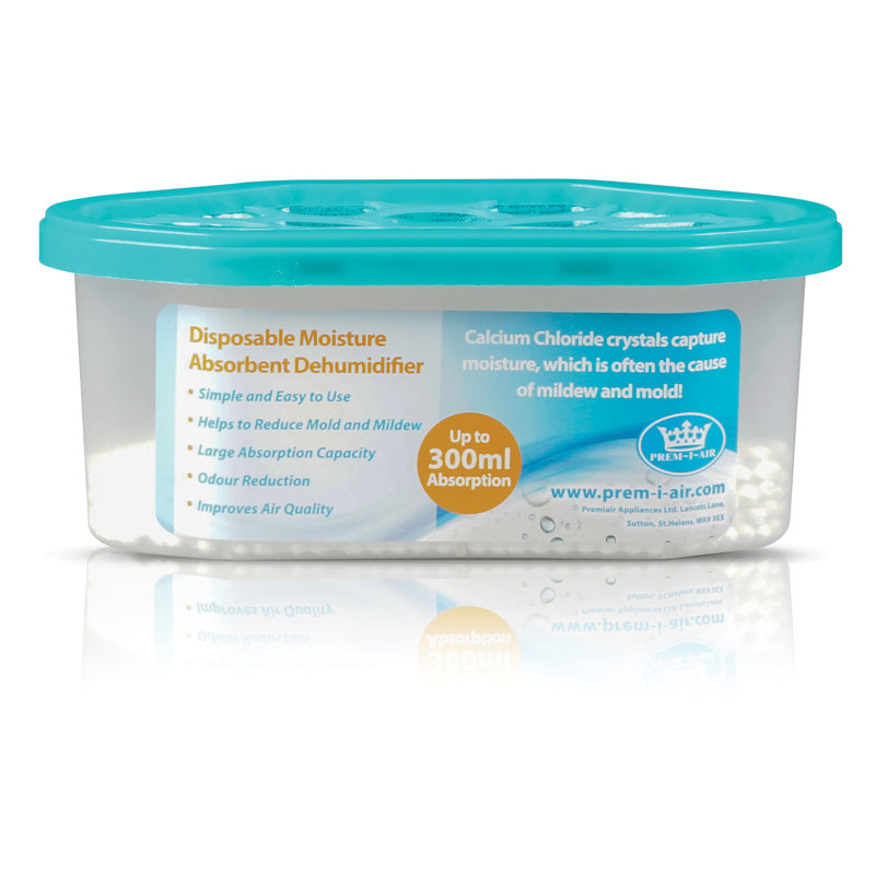 MOISTURE DEHUMIDIFIER 500ML, 6.30cm H x 15.30cm W x 8.50cm D