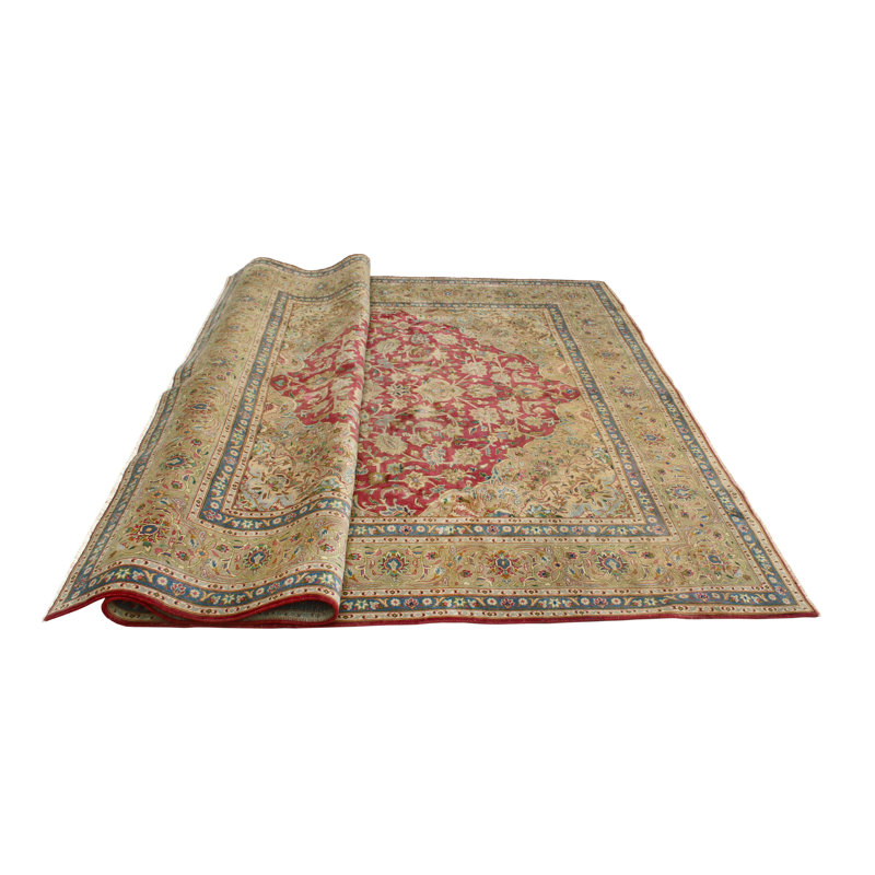 Khrystopher Distressed Errol Red Rug