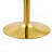 Rectangular Glass Dining Table with Gold Metal Legs (71" x 35.4", Seats 6-8)