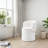 Upholstered Vanity Stool with Storage-1152850593