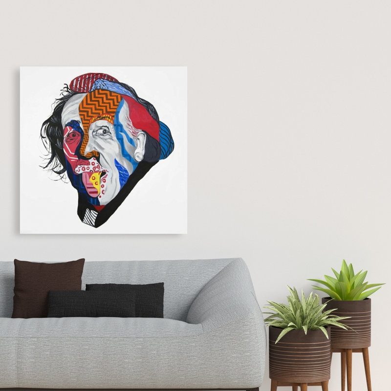 Abstrait sur toile Albert Einstein | Décoration intérieure