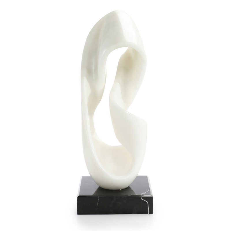 Moebius Strip Sculpture On Marble