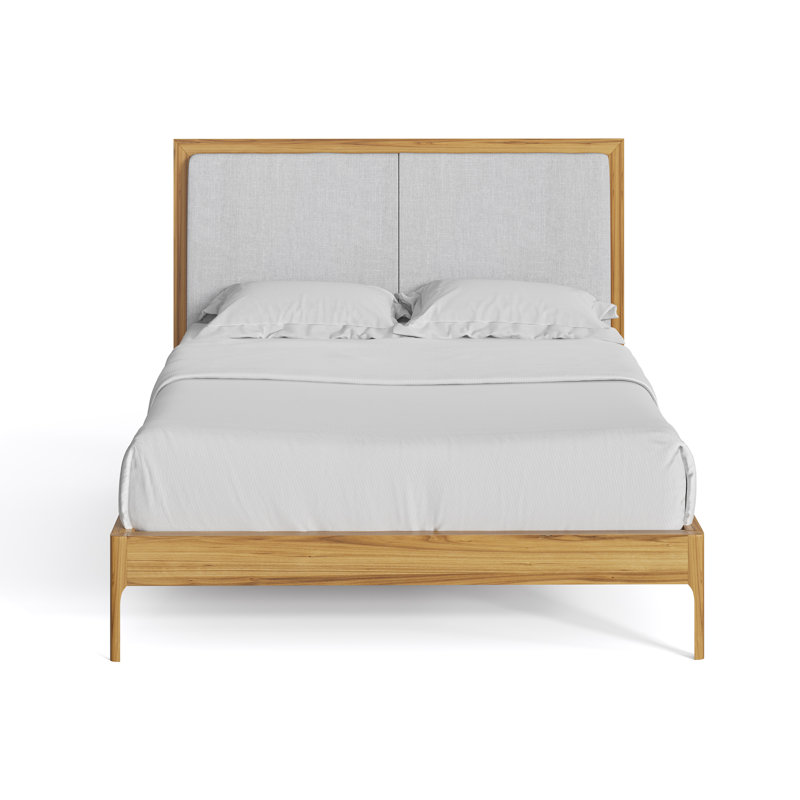 Lit plateforme Chisa, Double, Naturel
