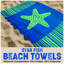 Cotton Blend Ultra Light Beach Towel