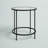 Astoria Collection Round End Table, Modern Accent Table with Metal Frame-580869750