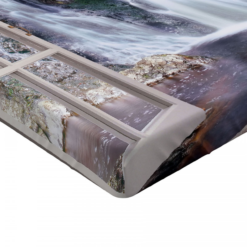 Waterfall Microfiber Fitted Sheet, Full Fitted Sheet