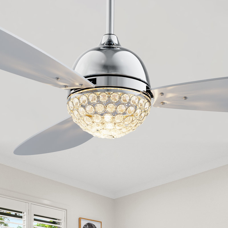 Bazar 52 " Ceiling Fan with LED Lights with Light Kit