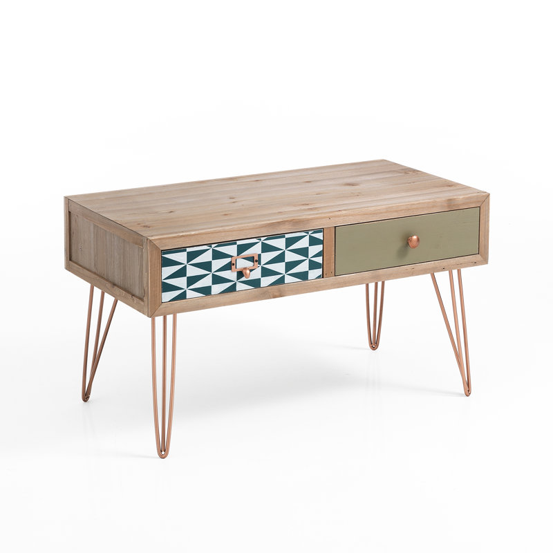 Liskeard Four Leg Coffee Table with Storage