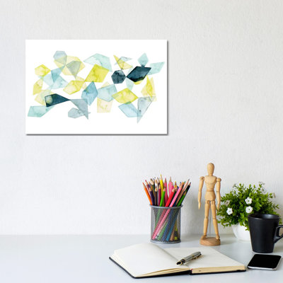 Seaglass Abstract II by Grace Popp - Wrapped Canvas Painting