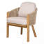 Fauteuil d'extérieur en bois d'acacia