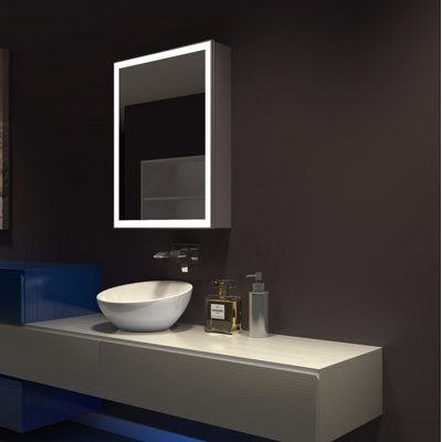Galaxy 24'' W 32'' H Surface Framed Medicine Cabinet Mirror 2 Adjustable