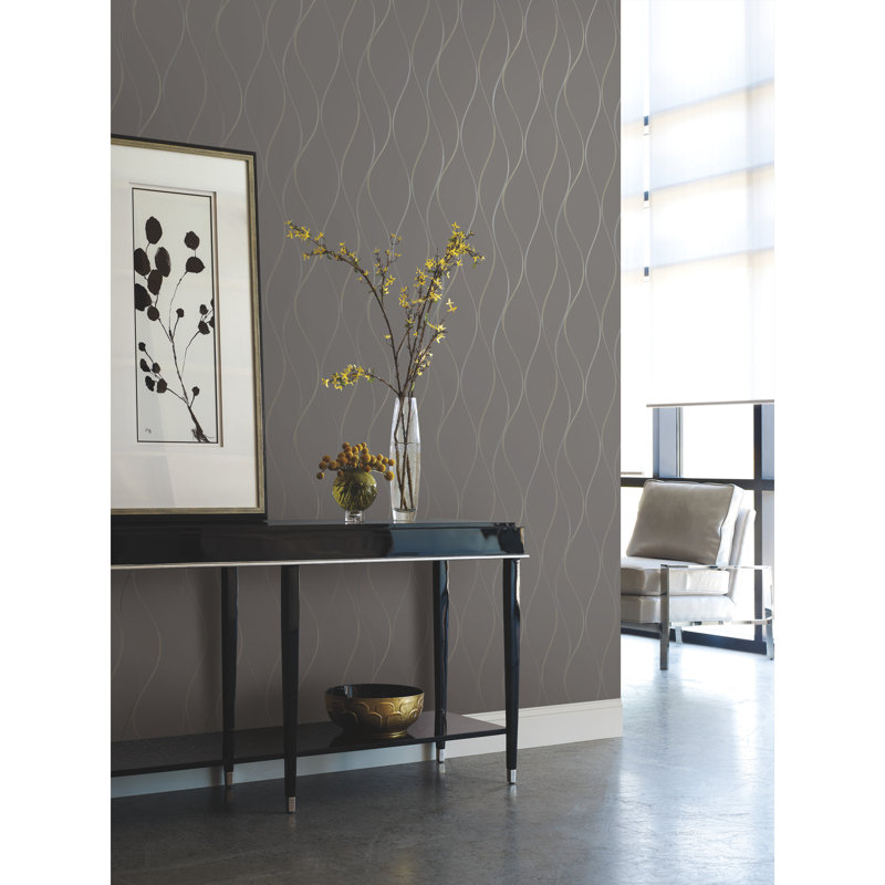 Dazzling Dimensions Abstract Double Roll, Charcoal