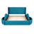 Upholstered Platform Bed  Storage Velvet Bed With Wingback Headboard And 1 Big Drawer-831953154
