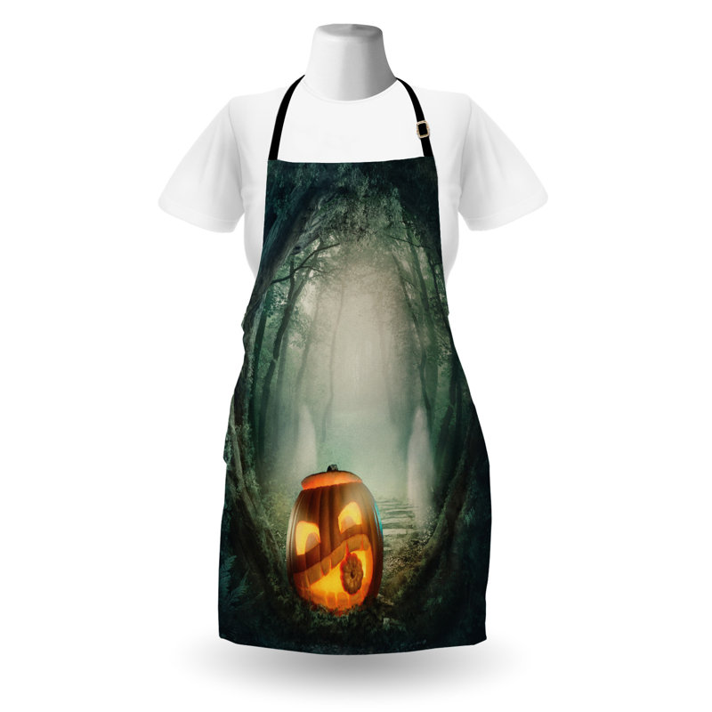 Halloween No Pattern Bib Apron