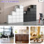 Classeur en métal Office / Home 5, acier, tiroir facile d'accès, inclinable, armoire blanche 5 pour bureau / maison, tiroirs lisses-133001252
